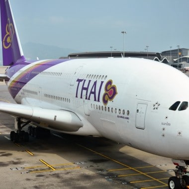 airbus a380 fra thai airways